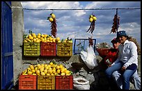 Lemon vendors. Amalfi Coast, Campania, Italy