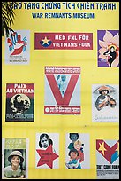 Posters from several countries, War Remnants Museum, district 3. Ho Chi Minh City, Vietnam ( color)