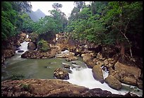 Dau Dang cascades of the Nang River. Northeast Vietnam ( color)