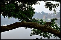 Hoan Kiem (restored sword) lake. Hanoi, Vietnam