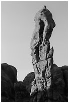 Spire. Arches National Park ( black and white)