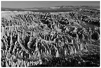 Paria view. Bryce Canyon National Park ( black and white)