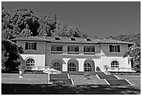 Villa Montalvo. Saragota,  California, USA ( black and white)