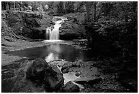 Amnicon Falls State Park. Wisconsin, USA (black and white)
