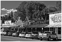 Main Street, Winthrop. Washington ( black and white)