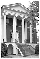Robert Mills House. Columbia, South Carolina, USA ( black and white)