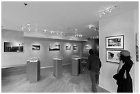 Art gallery. Telluride, Colorado, USA (black and white)