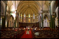 Interior of church. Victoria, British Columbia, Canada (color)