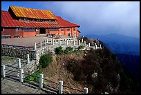 Jinding Si monestary, early morning. Emei Shan, Sichuan, China (color)