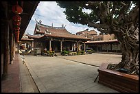 Main courtyard, Longshan Temple. Lukang, Taiwan (color)