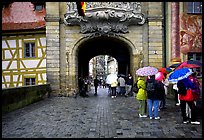 Rainy afternoon, Bamberg. Bavaria, Germany ( color)
