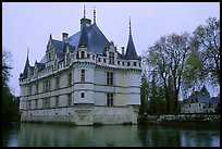 Azay-le-rideau chateau. Loire Valley, France (color)