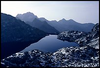 Lake in early winter in, Mercantour National Park. Maritime Alps, France (color)