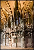 Sanctuary and vaults, Cathedral of Our Lady of Chartres,. France