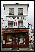 Le Consulat Restaurant, Montmartre. Paris, France