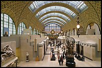 Orsay Museum, housed in the former railway station, Gare d'Orsay. Paris, France