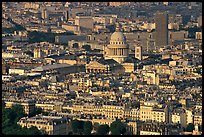 The Quartier Latin seen from the Montparnasse Tower, late afternoon. Quartier Latin, Paris, France