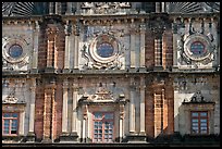 Facade detail, Basilica of Bom Jesus, Old Goa. Goa, India