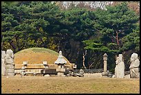 Jeongneung, royal tomb of the Joseon Dynasty, Samreung Gongwon. Seoul, South Korea (color)