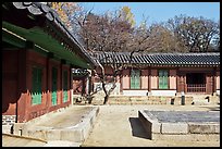 Jeongsa-cheong, Jongmyo shrine. Seoul, South Korea (color)