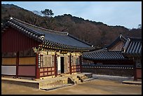 Haeinsa, Buddhist temple of Jogye Order in the Gaya Mountains. South Korea (color)