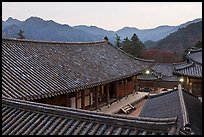 Rooftops, Haeinsa Temple. South Korea (color)