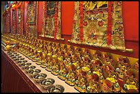 Amulets and Thangkas, Gelugpa Buddhist Association temple. George Town, Penang, Malaysia ( color)