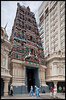 Sri Mahamariamman South Indian Temple. Kuala Lumpur, Malaysia ( color)