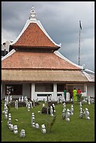 Kampung Kling Mosque with multiered meru roof. Malacca City, Malaysia (color)