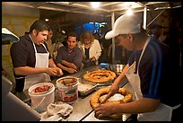 Street food stand by night, Tlaquepaque. Jalisco, Mexico (color)