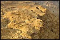 The site of the former Roman Camp, Masada. Israel (color)