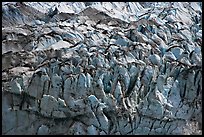Crevasses and seracs of Reid Glacier. Glacier Bay National Park ( color)