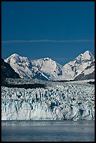 Front of Margerie Glacier and Fairweather range. Glacier Bay National Park ( color)