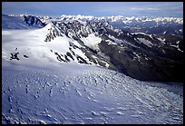 Aerial view of Aialik glacier. Kenai Fjords National Park ( color)