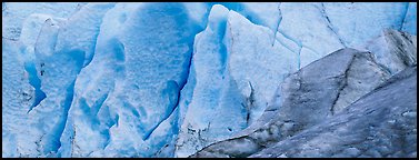 Ice close-up, Exit Glacier. Kenai Fjords National Park (Panoramic color)