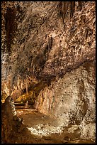 Fine stalactite draperies. Carlsbad Caverns National Park ( color)