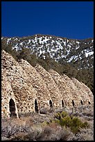 Wildrose charcoal kilns, in operation from 1877 to 1878. Death Valley National Park ( color)