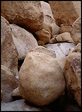 Boulders close-up, Hidden Valley. Joshua Tree National Park, California, USA.