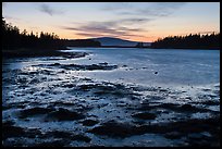 West Pond, sunset, Schoodic Peninsula. Acadia National Park ( color)