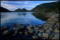 Rocks, Jordan Pond and the Bubbles. Acadia National Park ( color)