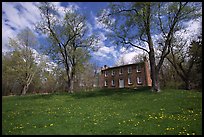 Frazee house with spring wildflowers. Cuyahoga Valley National Park ( color)