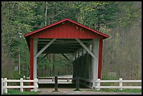 Everett Road covered bridge. Cuyahoga Valley National Park ( color)