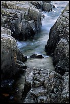 Rock gorge near Scoville point. Isle Royale National Park ( color)