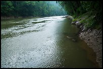 Rain, Green River. Mammoth Cave National Park ( color)