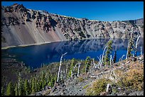 Skell Channel from top of Wizard Island cinder cone. Crater Lake National Park ( color)