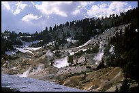 Bumpass Hell thermal area. Lassen Volcanic National Park, California, USA.