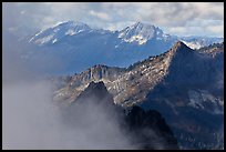 Mountain ridges and clouds, North Cascades National Park. Washington, USA.