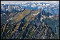 View towards the Pickets, North Cascades National Park.  ( color)