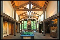 Inside Visitor Center, North Cascades National Park. Washington, USA.