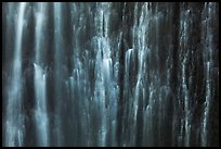 Water curtain, Marymere Fall. Olympic National Park, Washington, USA.